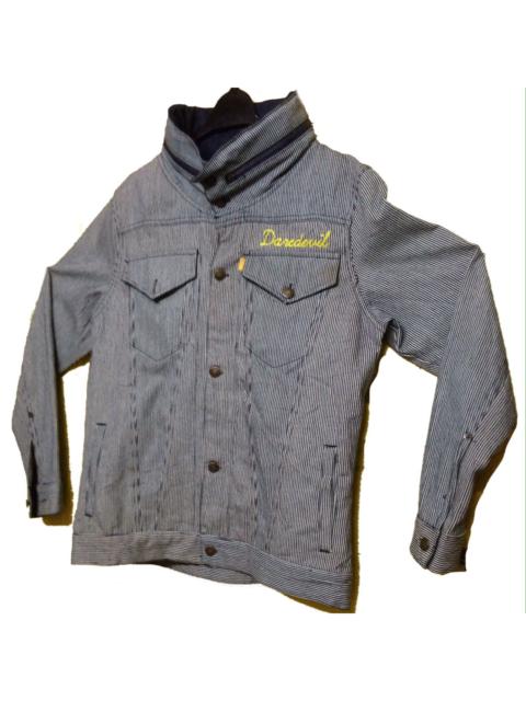 Other Designers Octopus Army Hickory Stripe Denim Jacket