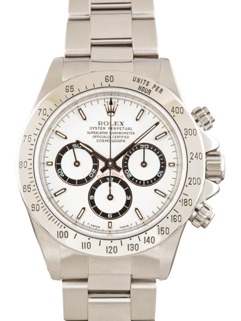 ROLEX Used White Dial Rolex Daytona 16520 Zenith Movement