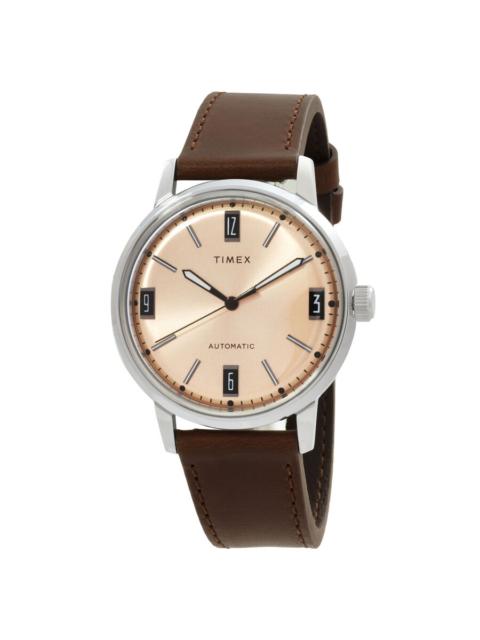 Other Designers Open Box - Timex Marlin Automatic Salmon Dial Men's Watch TW2W33800