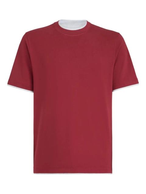Brunello Cucinelli Brunello Cucinelli Men T-Shirt With Faux-Layering