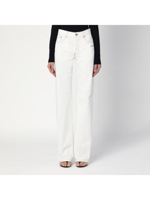 Off-White White Denim Jeans Women