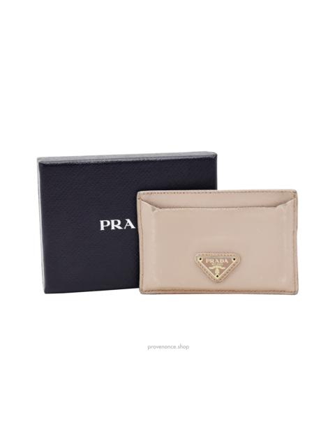 Prada BOX   Prada Card Holder - Powder Pink Saffiano Leather