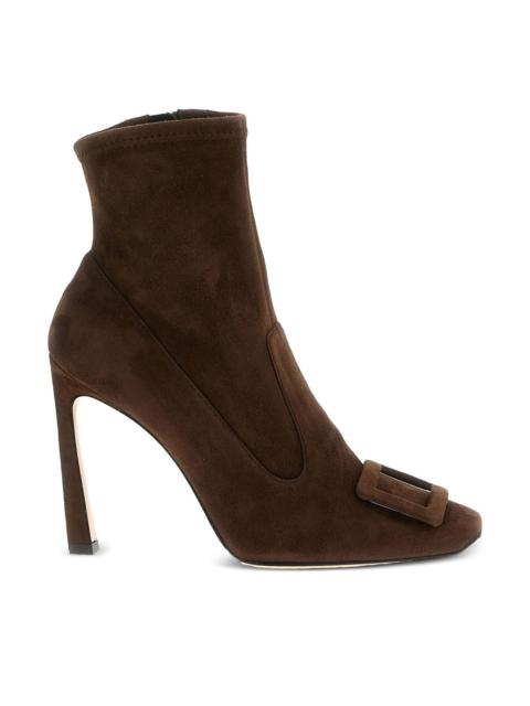 Roger Vivier Trompette suede leather boots