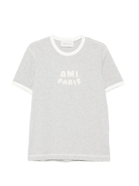 AMI Paris Ami Paris Women Logo Cotton T-Shirt