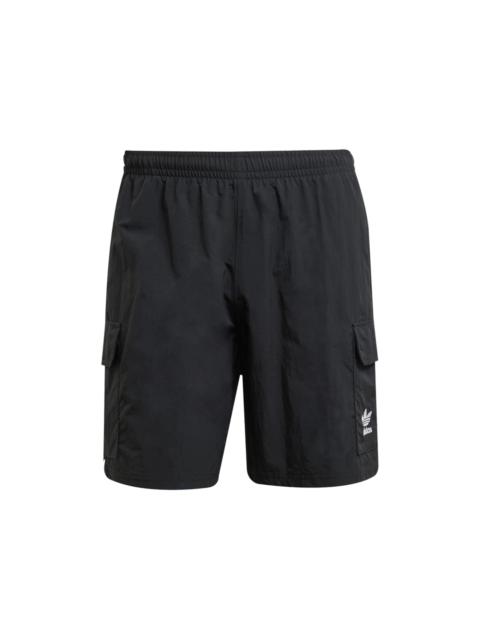 adidas adidas Trefoil Essentials Woven Cargo Shorts Black