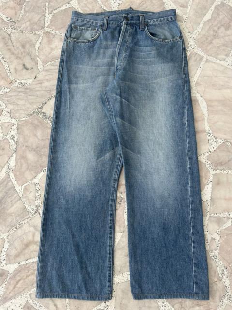 GUCCI Gucci Straight Cut Buckle Back Vintage Denim Trousers