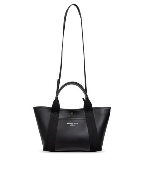 BALENCIAGA BALENCIAGA Biarritz Small Black Leather Tote Bag New Auth