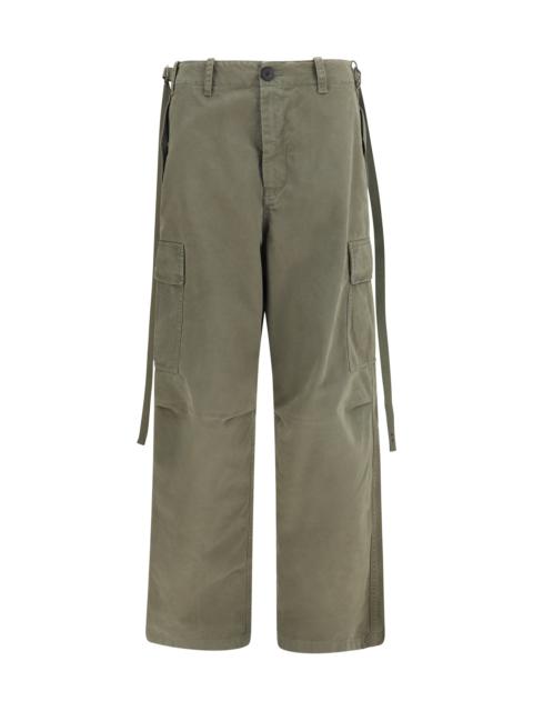 FENDI Fendi Cotton Cargo Pants Verde Militare