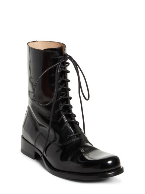 The Row The Row Kai Combat Boot in Black at Nordstrom