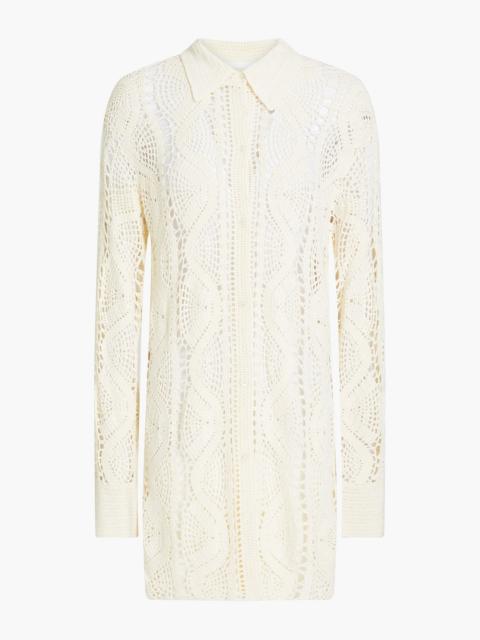 Helmut Lang Crocheted shirt