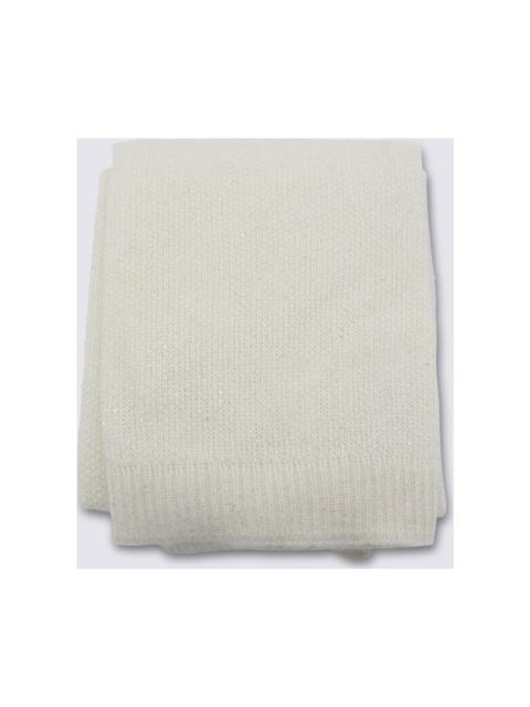 FABIANA FILIPPI White Wool Blend Scarf