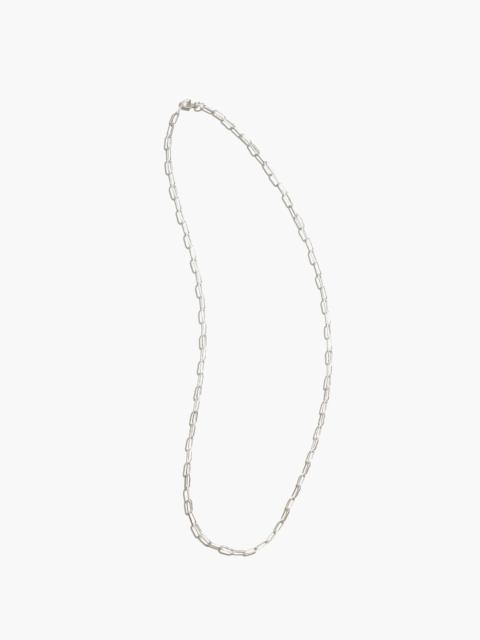 Madewell Maslo Jewelry Drawn Cable Chain Necklace Sterling Silver
