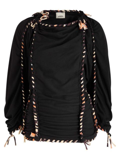 Isabel Marant Zaolia Twisted Cotton top