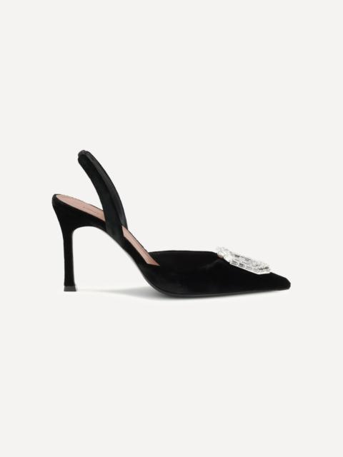 Amina Muaddi Camelia suede Pumps