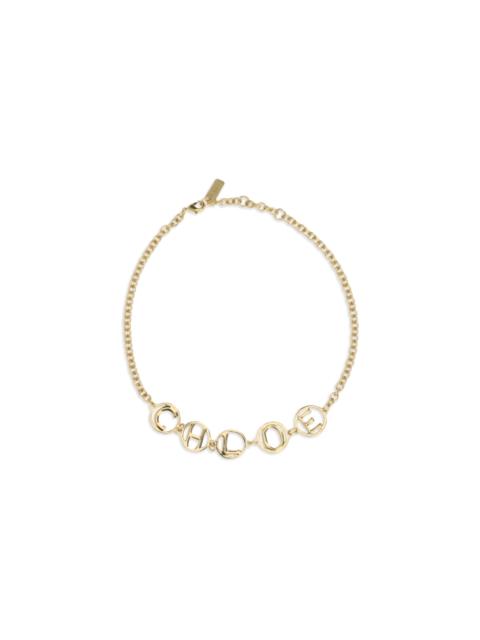 Chloé Chloé Women Script Choker Necklace