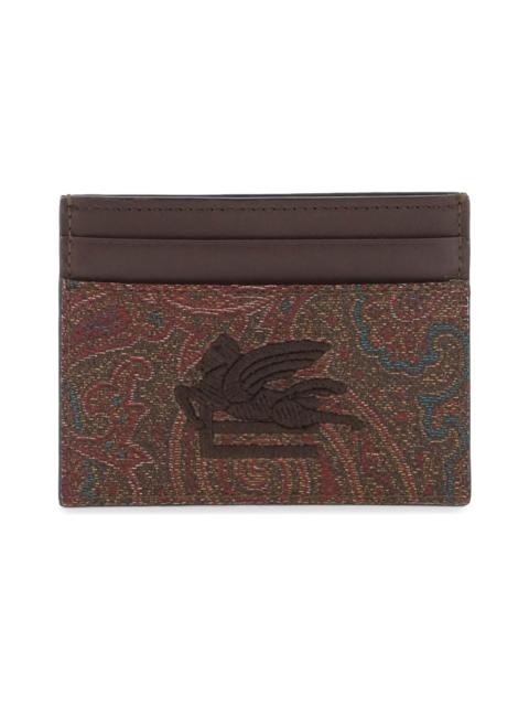 Etro Paisley Print Card Holder