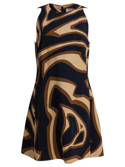 PUCCI Pucci Labirinto Print Trapeze Dress