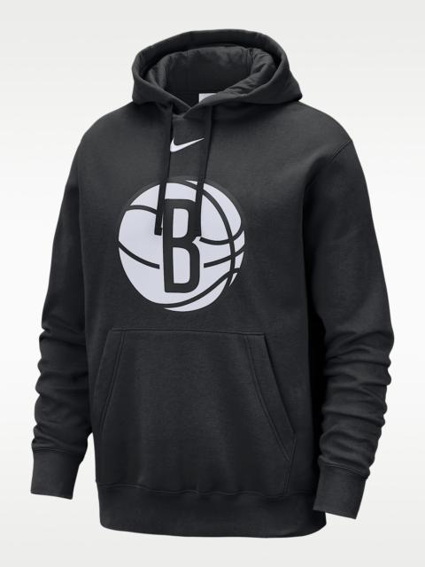 Nike Brooklyn Nets Club Men's Nike NBA Pullover Hoodie