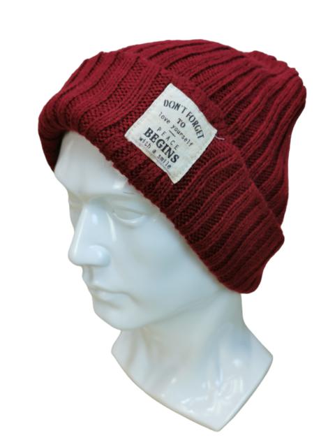 Other Designers Designer - PEACE BEGINS DESIGNER STREETWEAR UNISEX BEANIE HAT CAP