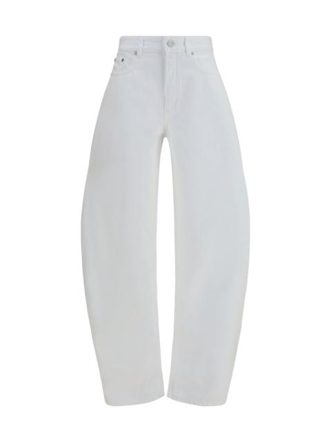 Alaïa Alaïa Barrel Jeans White Women
