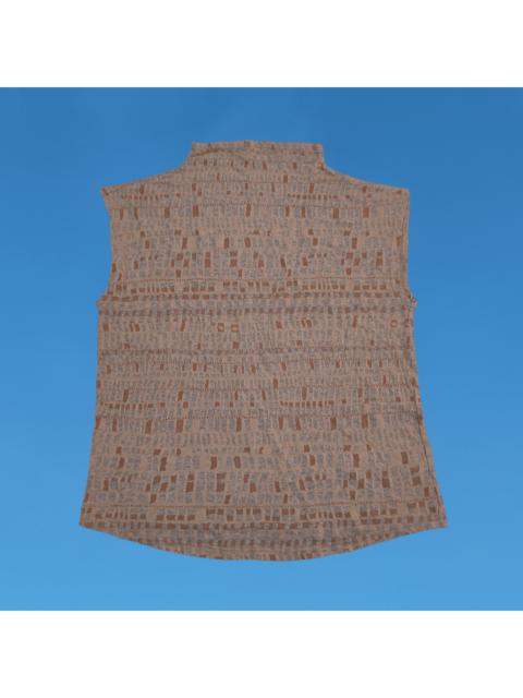 ISSEY MIYAKE Plantation By Issey Miyake Nice Design Sleeveless