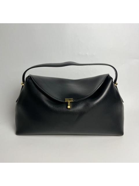 TOTEME TOTEME T-Lock Leather Top Handle Black