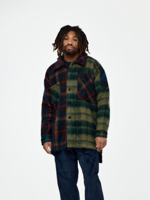 NICHOLAS DALEY SMOCK JACKET (COMBO TARTAN)