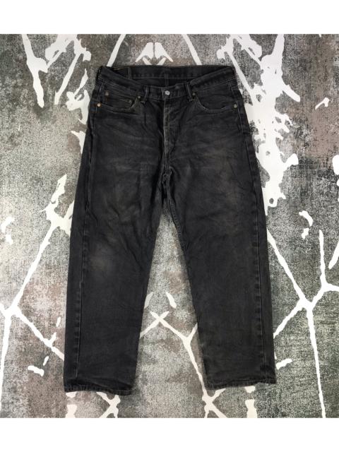 Other Designers Vintage - Vintage Levi's 505 Jeans Faded Black Denim KJ1394