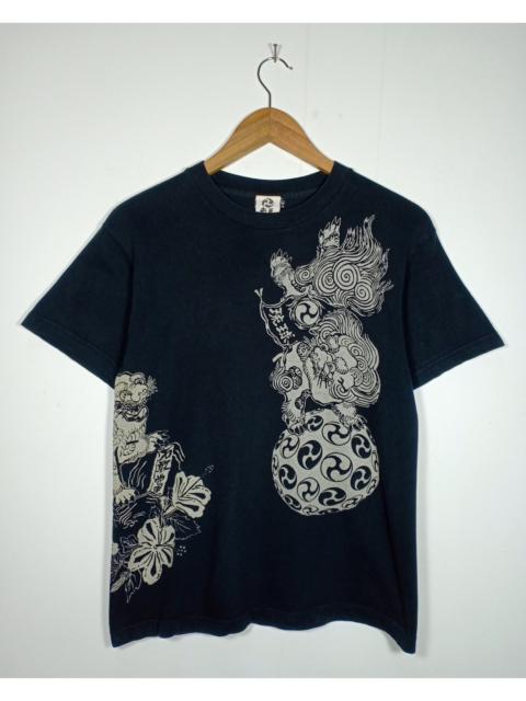 Other Designers Vintage - Vintage Sukajan Dragon T-Shirt Nice And Simple Design