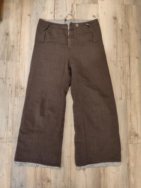 Other Designers Volga Volga - Reversible double layer wide trousers.Like Paul Harnden