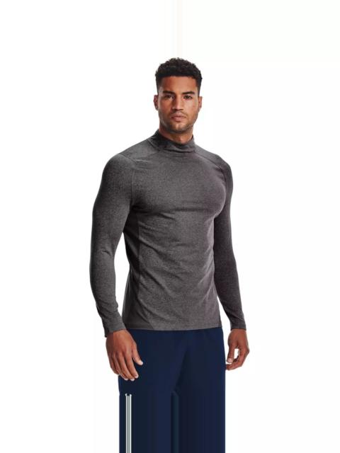 Under Armour Men's ColdGear Fitted Mock-Charcoal