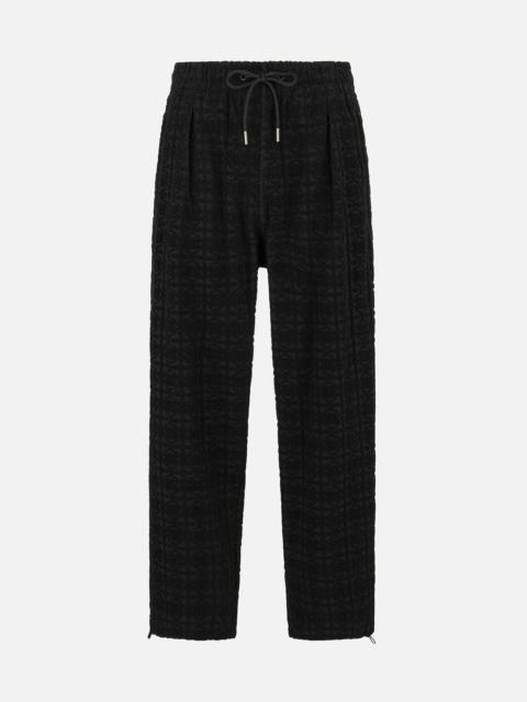 EVISU Allover Kamon Jacquard Relax Fit Sweatpants