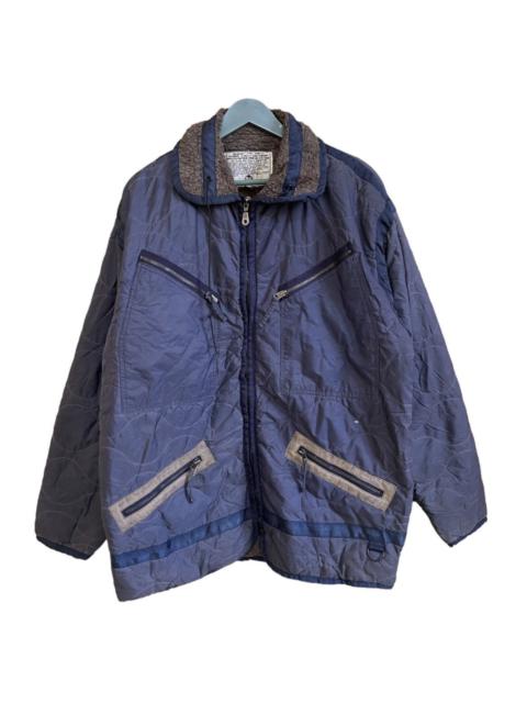 Other Designers Vintage Avirex Army Sherpa Lining Flight Jacket