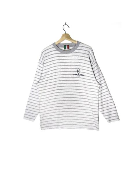 Vintage Gianni Valentino Embroidery Logo Long sleeve Tshirt