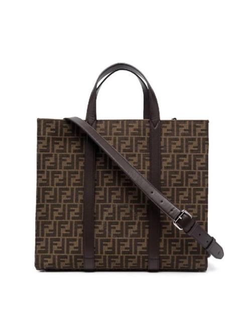 FENDI Fendi FF Jacquard Shopper Tote Bag