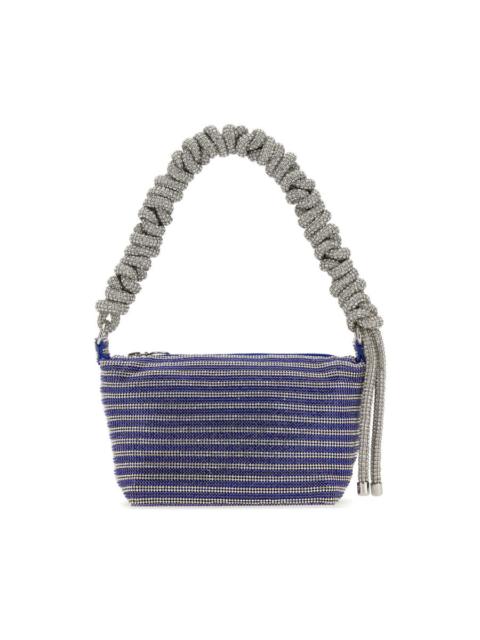 Other Designers Kara Two-tone Rhinestones Handbag