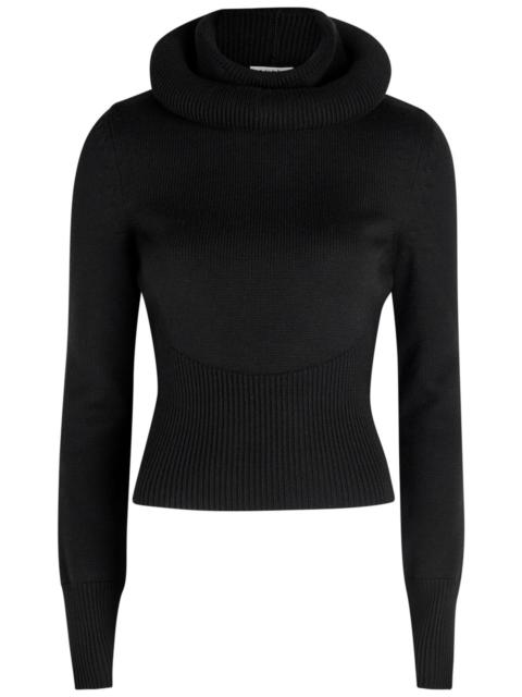 Alaïa Alaïa Hooded Wool-knit Jumper