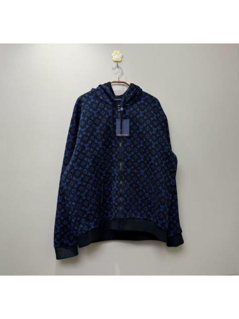 Louis Vuitton LOUIS VUITTON LV blue jacket with all-over logo print