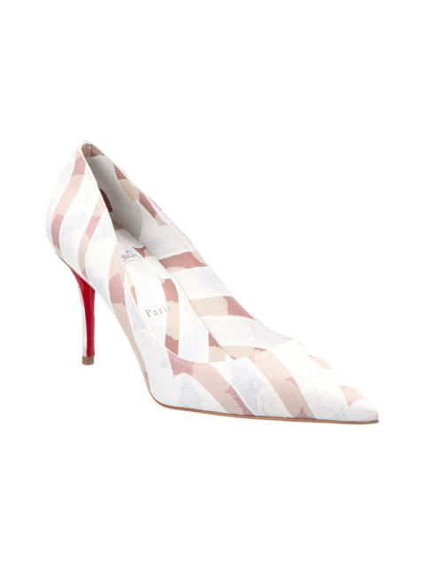 Christian Louboutin Christian Louboutin Miss Z 100 Coated Canvas Pump