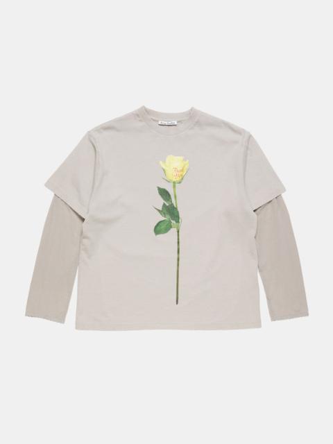 Acne Studios AL0515-AAB EDRA DOUBLE GRAPHIC