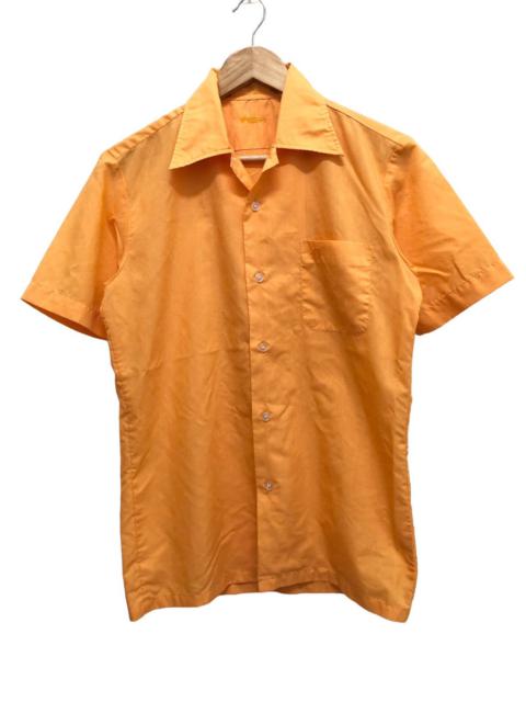 Other Designers Vintage - RARE 🔥 70s 80s OPEN COLLAR SHIRT ROCKABILLY AMERICANA STYLE