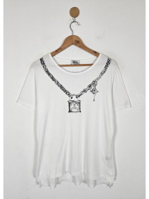 Vivienne Westwood Vivienne Westwood Man Chain Orb Lock Tee shirt