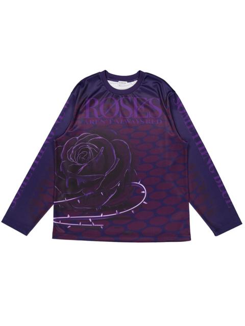 Burberry Burberry Rose-Print Long-Sleeve Jumper