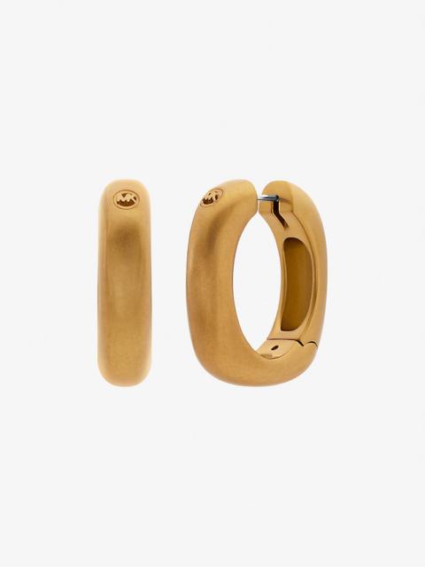 MICHAEL KORS Square Hoop Earrings