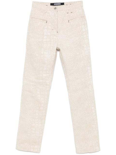 JACQUEMUS Le De-Nîmes Norma jeans