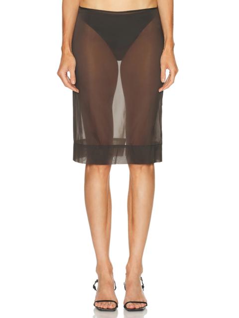 ST. AGNI Transparent Skirt