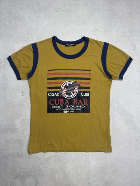 Dolce & Gabbana Dolce & Gabbana Cuba Bar Cigar Club Tshirt