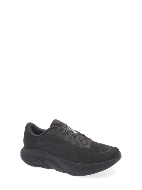 HOKA HOKA Rincon 4 Running Shoe in Black /Black at Nordstrom