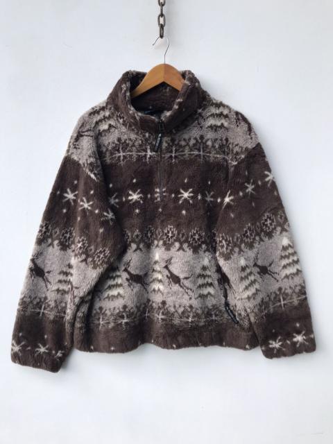 Other Designers Japanese Brand - JAPAN BRAND PULL OVER SHERPA MOHAIR FLEECE MOUNTAIN FLEECE