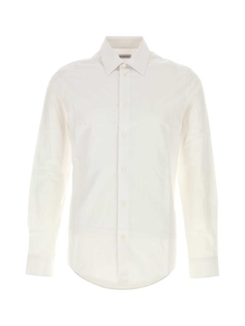 Burberry Burberry Men White Poplin Shirt